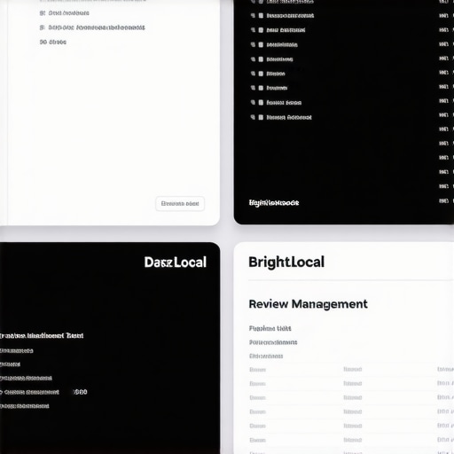 Screenshots of citation audit dashboards from Moz Local and BrightLocal