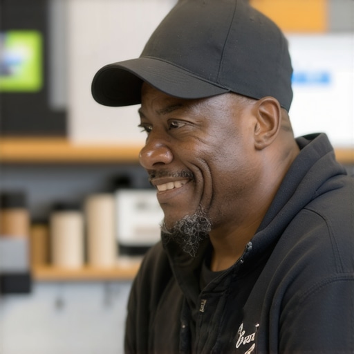 Business owner responding to customer reviews and engaging with the local community