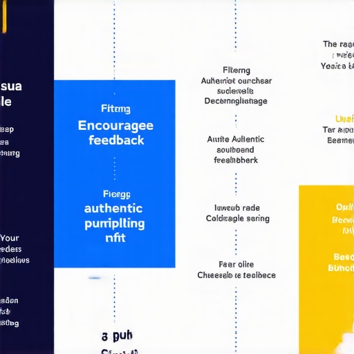 Infographic showing steps to filter fake reviews, encourage genuine feedback, and optimize GMB profile for better rankings.