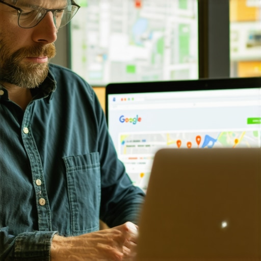 Business owner responding to customer reviews on Google My Business dashboard.