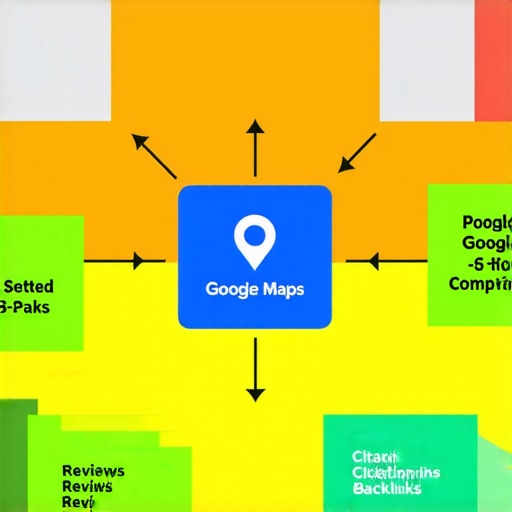 A flowchart showing the key steps for optimizing Google My Business to rank in the local 3-Pack.