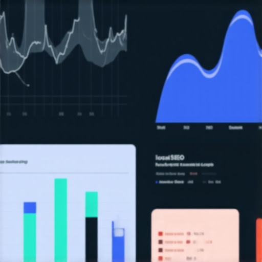 Digital Dashboard for Local SEO Monitoring Screenshot of a digital marketing dashboard showing local ranking signals and analytics