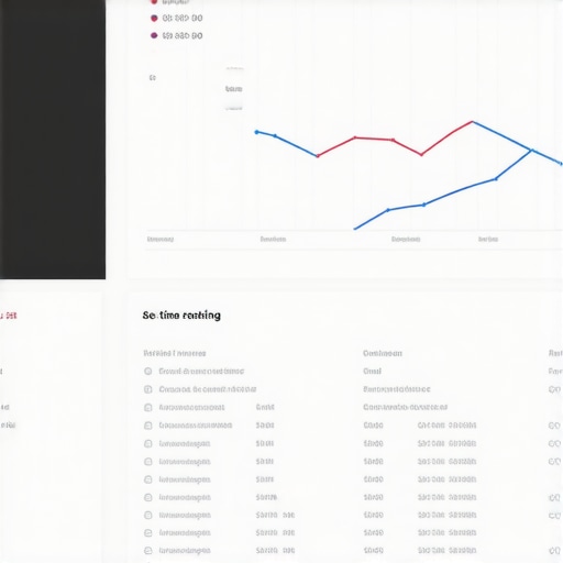 Screenshot of local SEO dashboard showing real-time rankings and analytics