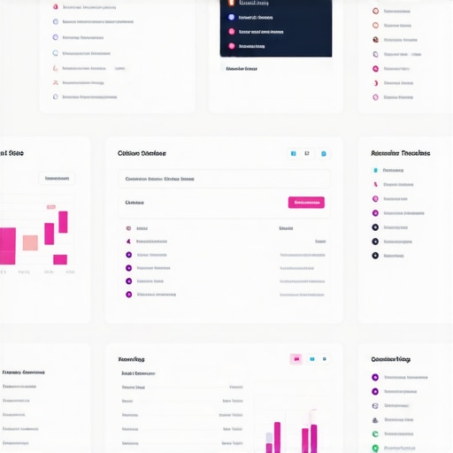A person working on SEO dashboards on a computer showing local ranking analytics and citation data.