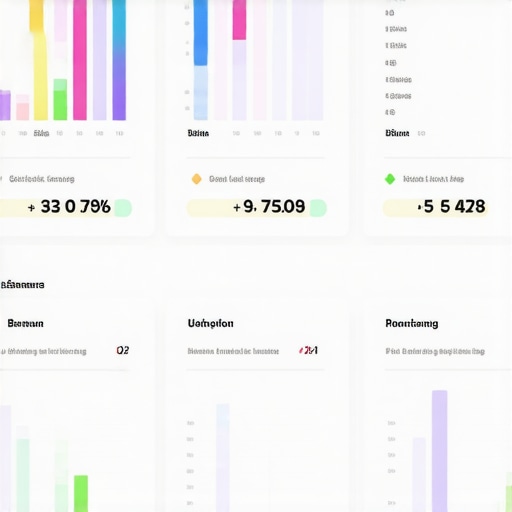 Screenshot of SEO analytics dashboard tracking Google My Business performance and proximity signals.