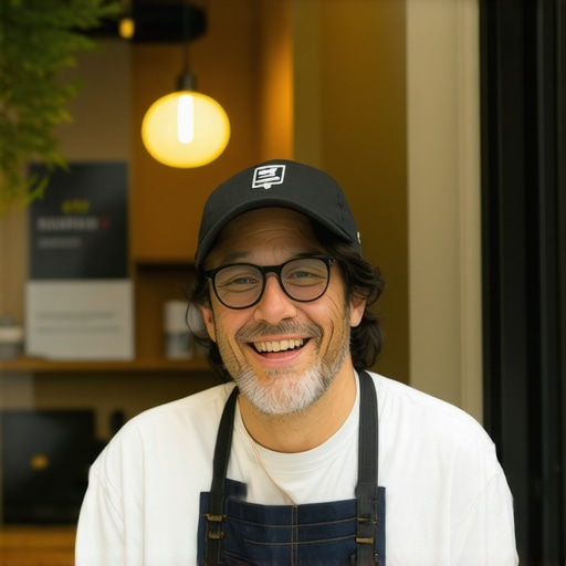 Business owner conducting a live video stream inside store with customers