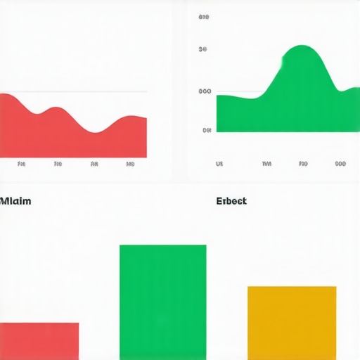 Screenshot of an analytics dashboard tracking Google My Business rankings and engagement signals.