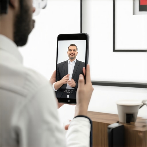 Business owner using live video, customer check-ins, and direct messaging to engage with local customers